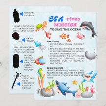 Tarjeta de caza de scavenger para protectores oceá