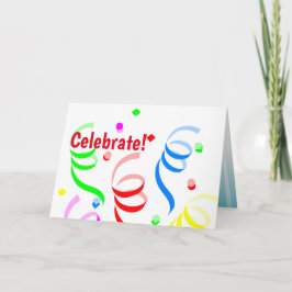 Tarjeta de celebración
