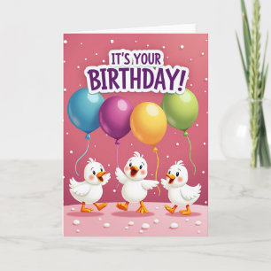 Tarjeta de Celebración Caprichosa