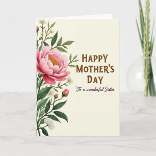 Tarjeta de Celebración Chevron Bloom