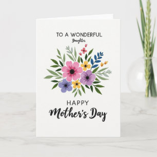 Tarjeta de celebración Chevron en flor