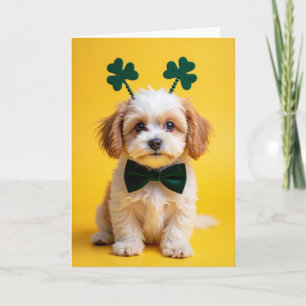 Tarjeta de Celebración de Cachorro Adorable