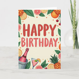 Tarjeta de Celebración de Cítricos