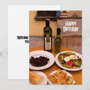 Tarjeta de celebración de cumpleaños feliz