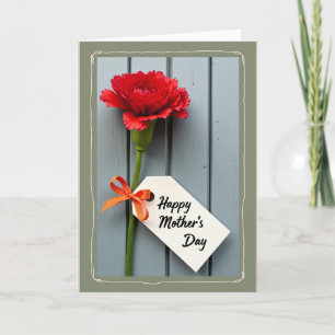Tarjeta de Celebración de Flor de Planchada