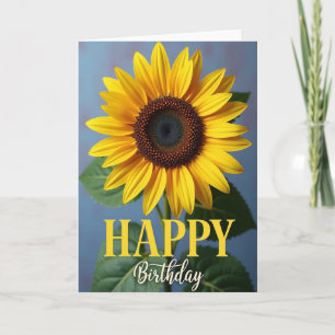 Tarjeta de Celebración de Flor Iluminada por el So