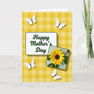 Tarjeta de Celebración de Gingham