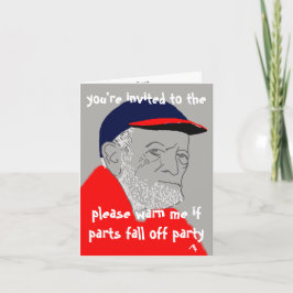 Tarjeta de celebración de hombre mayor