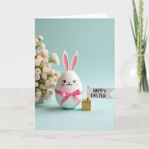 Tarjeta de Celebración de Huevo Alegre