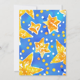 Tarjeta de Celebración de la Estrella de Navidad e