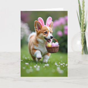 Tarjeta de Celebración de la Feliz Primavera Canin