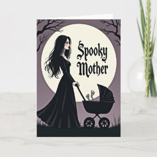 Tarjeta de Celebración de la Madre Espeluznante