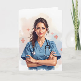 Tarjeta de Celebración de la Semana de las Enferme