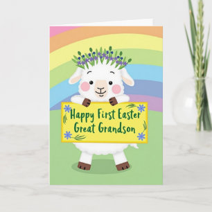 Tarjeta de Celebración de Oveja Alegre