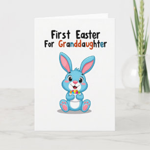 Tarjeta de Celebración de Pascua de la Nieta