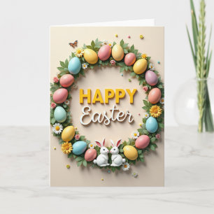 Tarjeta de Celebración de Pascua de Primavera