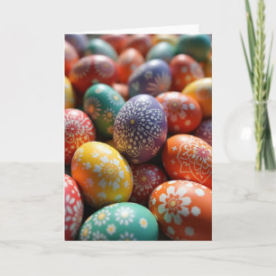 Tarjeta de Celebración de Patrón Oval