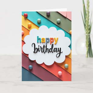 Tarjeta de Celebración de Placa de Nube