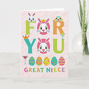 Tarjeta de Celebración de Sobrina Nieta