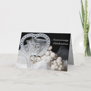 Tarjeta de Celebración del 25 Aniversario de Boda