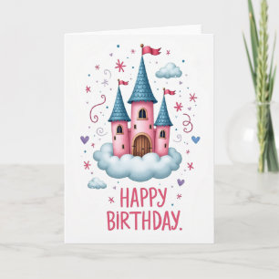 Tarjeta de Celebración del Castillo de los Sueños