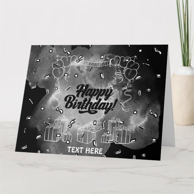 TARJETA DE CELEBRACIÓN DEL CUMPLEAÑOS (Anverso)