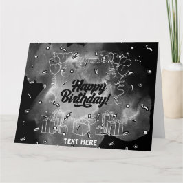 TARJETA DE CELEBRACIÓN DEL CUMPLEAÑOS