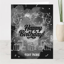 TARJETA DE CELEBRACIÓN DEL CUMPLEAÑOS