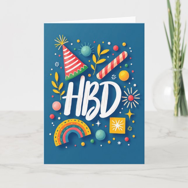 Tarjeta de Celebración del Cumpleaños de Zafiro (Anverso)