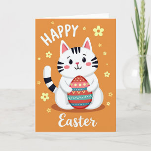 Tarjeta de Celebración del Gato Rayado
