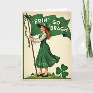 Tarjeta de Celebración del Orgullo Irlandés