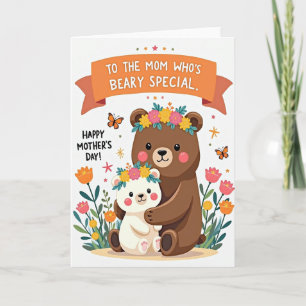 Tarjeta de Celebración del Oso Cariñoso