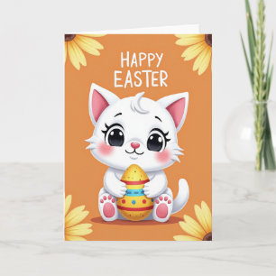 Tarjeta de Celebración Felina Festiva
