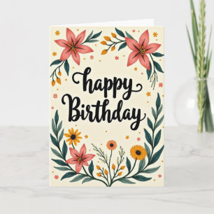 Tarjeta de Celebración Feliz de Lunares
