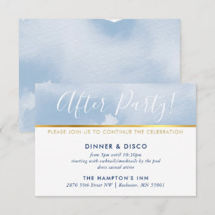 TARJETA DE CELEBRACIÓN FIESTA color azul claro