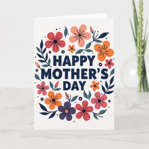 Tarjeta de Celebración Floral