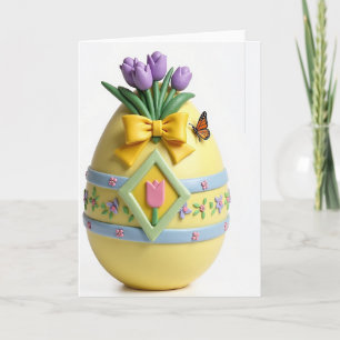 Tarjeta de Celebración Floral de Primavera