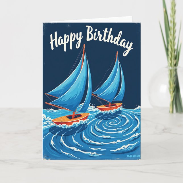 Tarjeta de Celebración Náutica (Anverso)