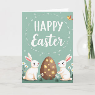 Tarjeta de Celebración Ovóide Floral