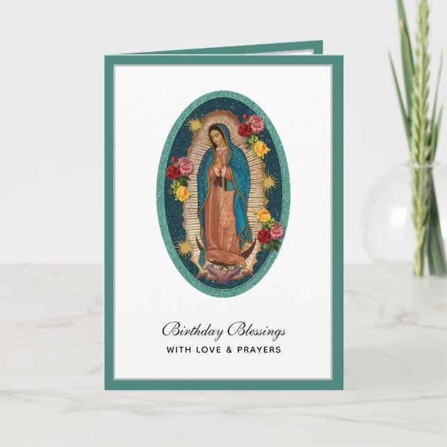Tarjeta de Celebración Religiosa Elegante de Guada (Anverso)