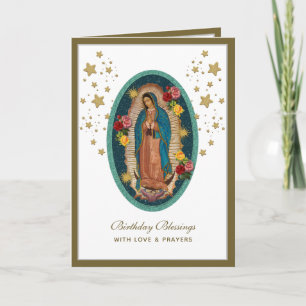 Tarjeta de Celebración Religiosa Elegante de Guada