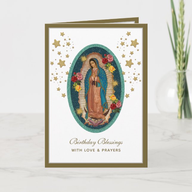 Tarjeta de Celebración Religiosa Elegante de Guada (Anverso)