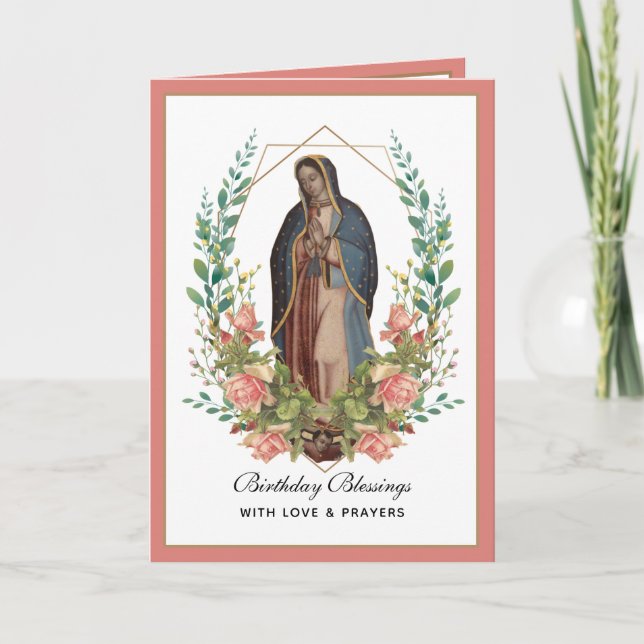 Tarjeta de Celebración Religiosa Elegante de Guada (Anverso)