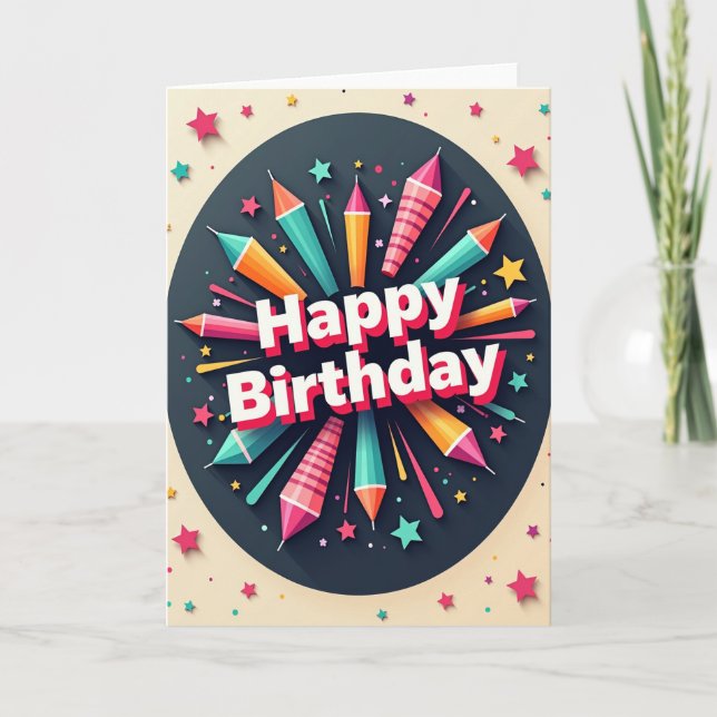 Tarjeta de celebración repentina (Anverso)