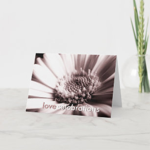 Tarjeta de celebraciones de amor