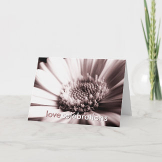 Tarjeta de celebraciones de amor