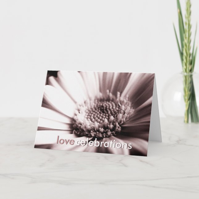 Tarjeta de celebraciones de amor (Anverso)