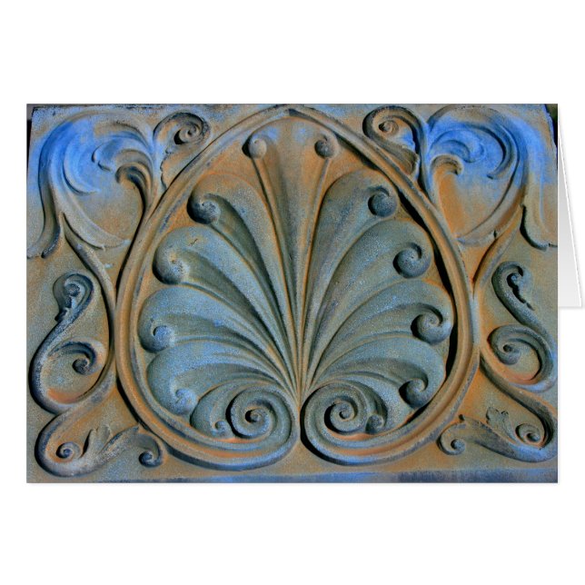 tarjeta de cementerio tallado (Anverso (Horizontal))