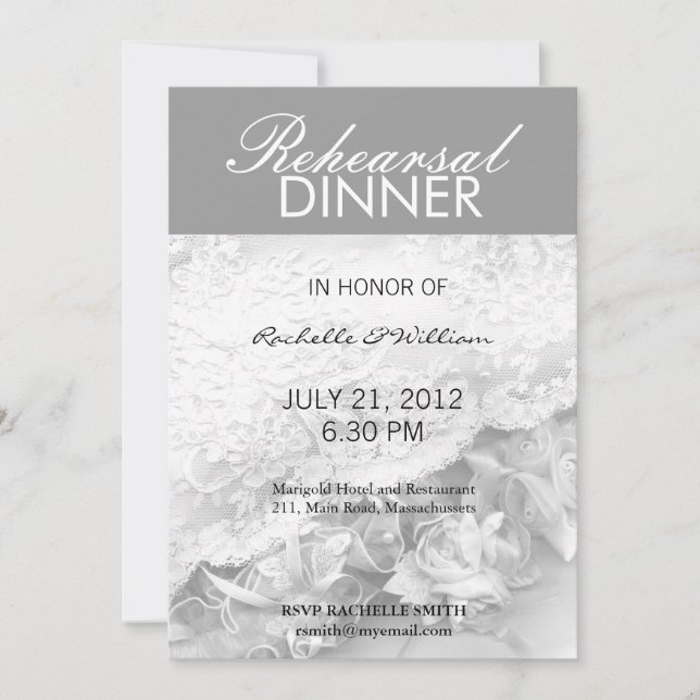 Tarjeta de cena de ensayo de carbón vegetal de por (Anverso)