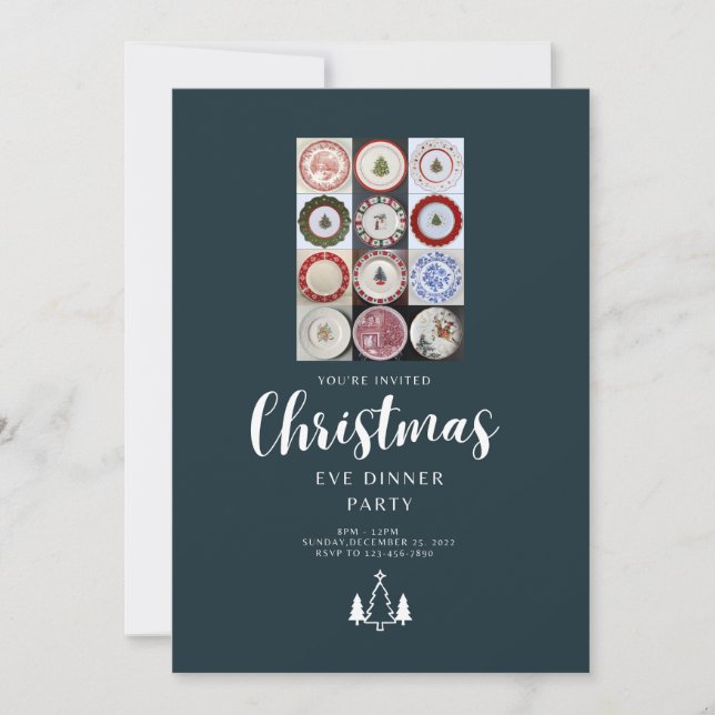 Tarjeta de cena de navidades (Anverso)